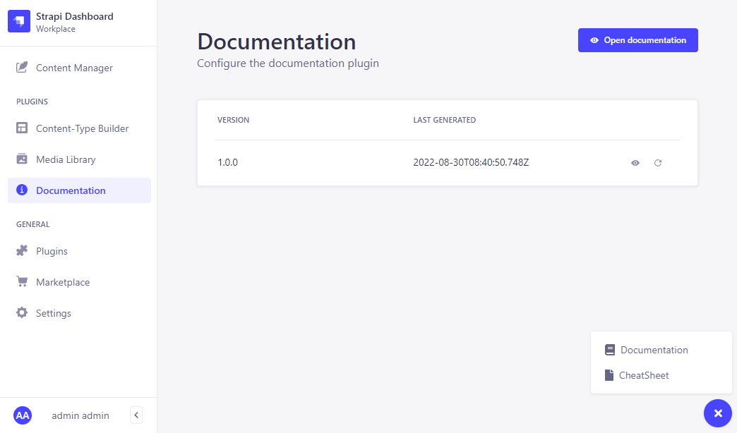 strapi Documentation