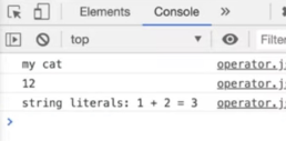 console.log 결과